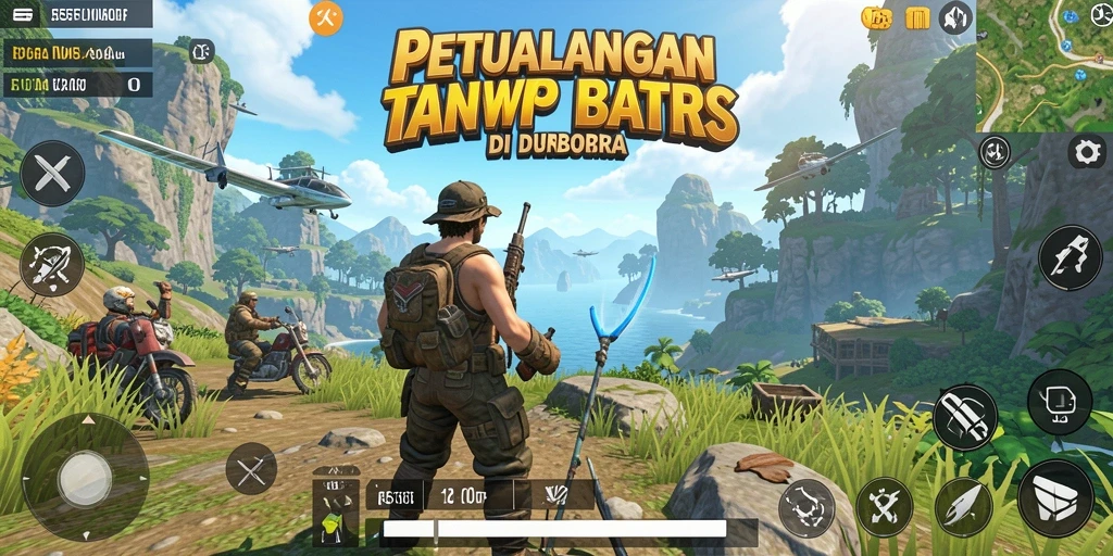 Tampilan gameplay Open World di 555F yang memukau.