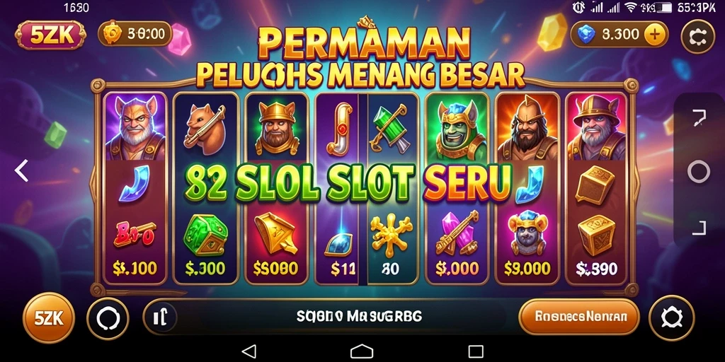 Gameplay seru 5ZK dengan grafis menawan dan fitur bonus.