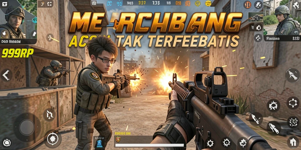 Gameplay seru dari 99RP dengan aksi menegangkan dalam pertempuran FPS.
