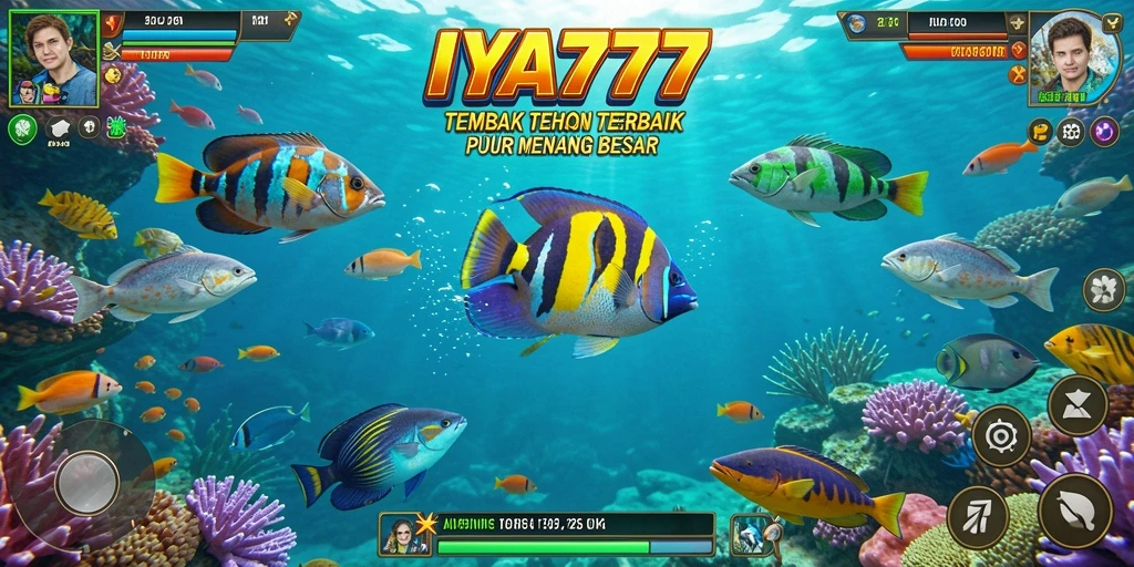 Screenshot permainan Tembak Ikan dengan grafis menarik.