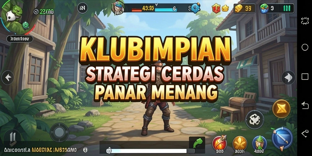 Tangkapan layar KLUBIMPIAN menampilkan momen strategi intens dalam permainan.