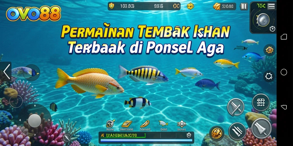 Tampilan menarik dari gameplay Tembak Ikan OVO88 yang seru.