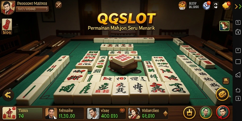 Tampilan gameplay Mahjong yang menarik di QQSLOT.