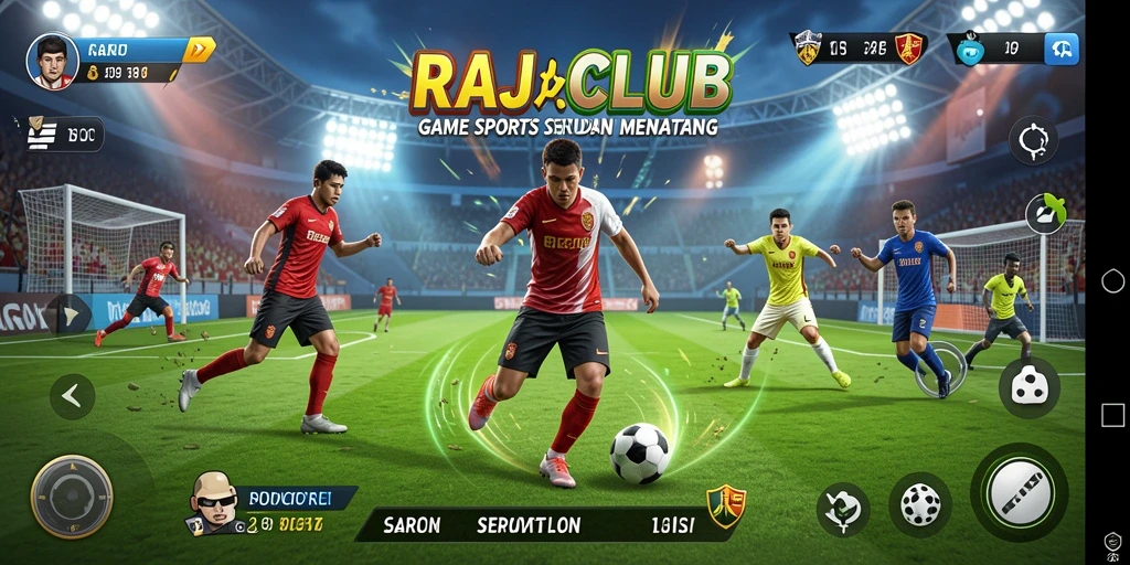 Tampilan menarik dari gameplay seru RAJACLUB dalam olahraga.